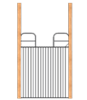 Welded Full Swing Gate - Galvanized